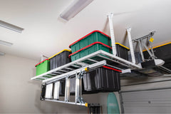 E-Z Garage Storage 3-in-1 Heavy Duty 4’ x 8' Overhead Garage Storage System 3IN1
