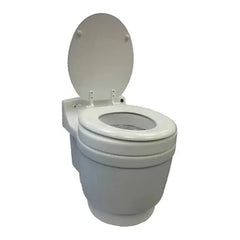 Laveo Dry Flush Comfort Lift Package with Portable Toilet DF1002